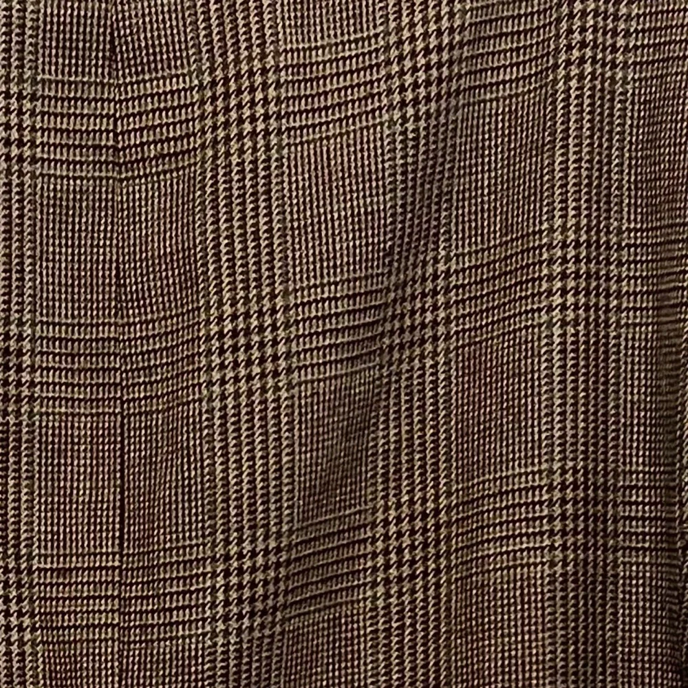 Lauren Ralph‎ Lauren Wool Elbow Patch Houndstooth Dark Brown Check Blazer 48R